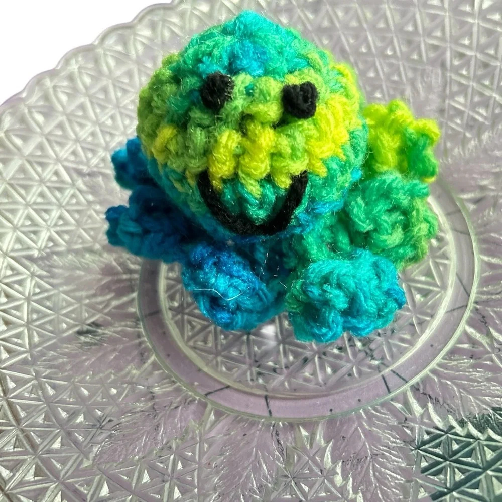 Hand Crafted Crochet Cat Toys Potent Organic Catnip Octopus Interactive Toys